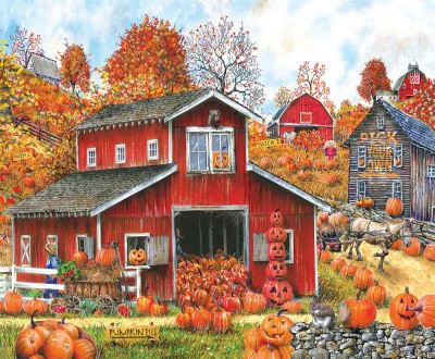 SunsOut 1000 -  Tom Wood - Pick Your Own Pumpkin
