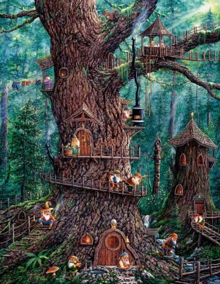 SunsOut 1000 XXL - Jeff Tift - Forest Gnomes