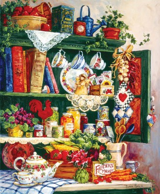 SunsOut 1000 - Barbara Mock - Grandma's Cupboard