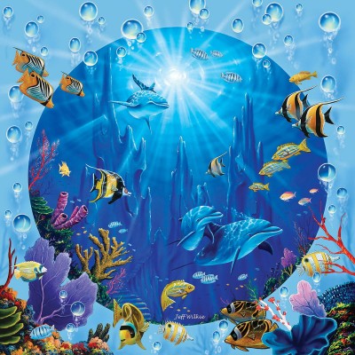 SunsOut 500 -  XXL Pieces - Dolphin Castle