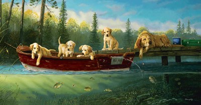 SunsOut 500 -  XXL Pieces - Fishing Lessons
