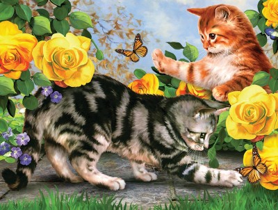 SunsOut 500 -  XXL Pieces - Kitten Play