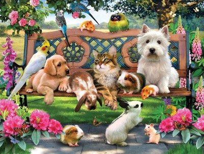 SunsOut 500 -  XXL Pieces - Pets in the Park
