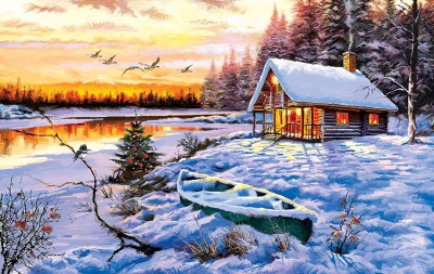 SunsOut 550 -  The Macneil Studio - Log Cabin