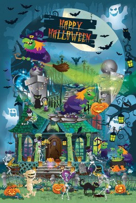 SunsOut 625 XXL - Legacy Tree - Trick or Treat for All Ages