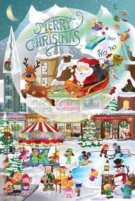 SunsOut 625 -  XXL Pieces - Legacy Tree - A Christmas Village for All Ages