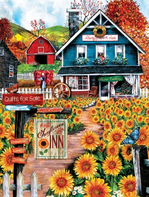 SunsOut 300 -  XXL Pieces - Welcome to the Sunflower Inn