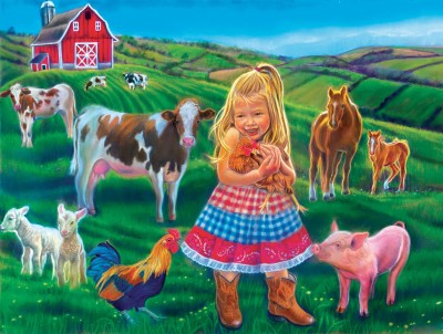 SunsOut 300 -  XXL Pieces - Tricia Reilly-Matthews - Fun on the Farm