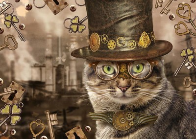 Schmidt 1000 - Markus Binz, Steampunk Katze (Kot)