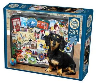 Cobble Hill 500 XXL - Jo-Ann Richards, Dachshund 'Round the World
