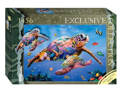 Step Puzzle 1000 - Puzzle in Puzzle Series - Turtles