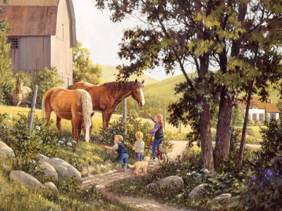 Cobble Hill / Outset Media  500 XXL Pieces - Summer Horses