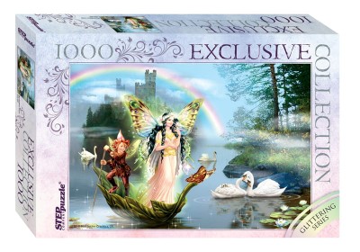 Step Puzzle 1000 - Glittering Series - Magic Lake