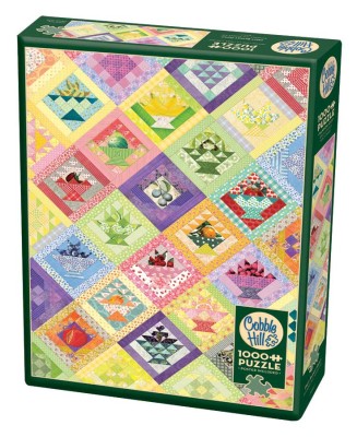 Cobble Hill / Outset Media 1000 - Fruit Basket Quilt