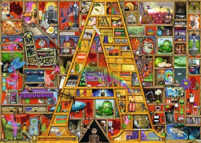 Ravensburger 1000 - Colin Thompson - Awesome Alphabet - A