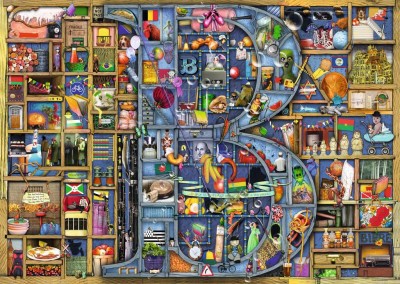 Ravensburger 1000 - Colin Thompson - Awesome Alphabet - B