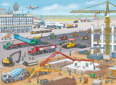 Ravensburger 100 - Construction Site at the Airport