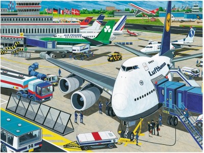 Ravensburger 100 - Maxi - Airfield