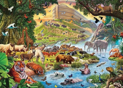Eurographics 500 XXL - Familiy Puzzle: Steve Crisp - Noah's Ark Before the Rain