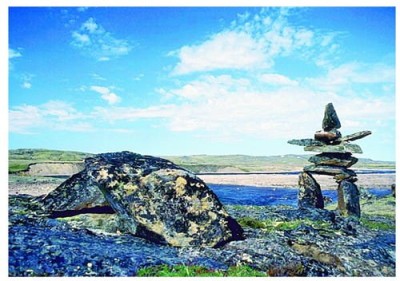 Eurographics 1000 - Inukshuk landscape