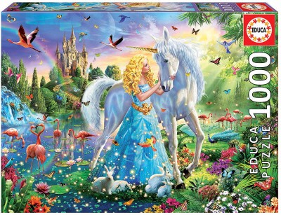 Educa 1000 - The princess and the unicorn