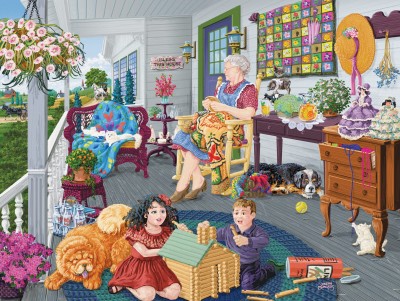 SunsOut 1000 - Abraham Hunter - Winter Home