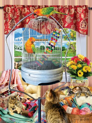 SunsOut 1000 - Lori Schory - Bird Cage