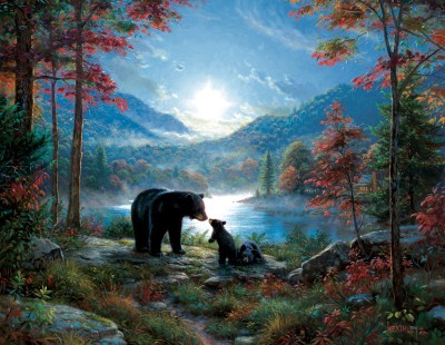 SunsOut 1000 - XXL Pieces - Mark Keathley - Bedtime Kisses