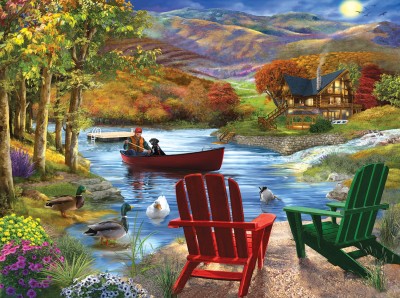 SunsOut 1000 - Bigelow Illustrations - Lake Life