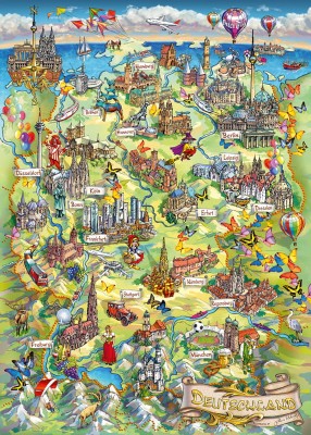 Schmidt 1000 - Ilustrowana mapa Niemiec
