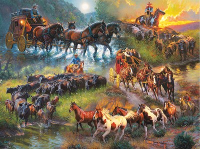 SunsOut 1000 - Mark Keathley - Wagon Trails