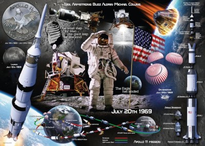 Ravensburger 1000 - Apollo 11 50th Anniversary Collestor's Edition