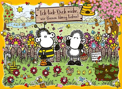Ravensburger 500 - Sheepworld - Bienenliebe