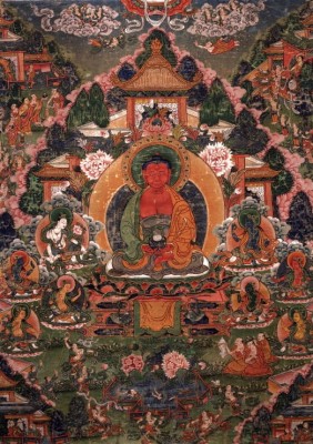 Grafika 1500 - Buddha Amitabha in His Pure Land of Suvakti