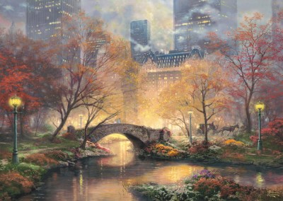 Schmidt 1000 - Thomas Kinkade, Jesień w Central Parku (Świecą w ciemności)