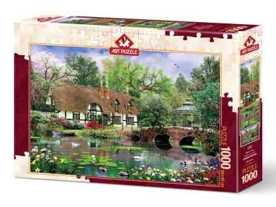 Art Puzzle 1000 - Lotus Flowers