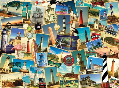 SunsOut 1000 - Kate Ward Thacker - Southern Lighthouses