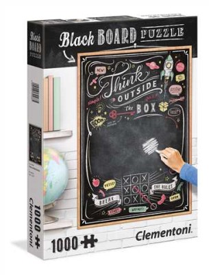 Clementoni 1000 - Czarna tablica Think Outside The Box