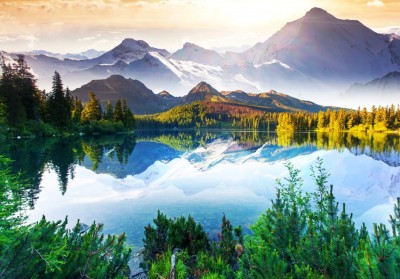 Grafika 1000 - Moutain Behind the Lake