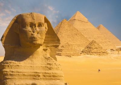 Grafika 1000 - Sphinx and Pyramids at Giza