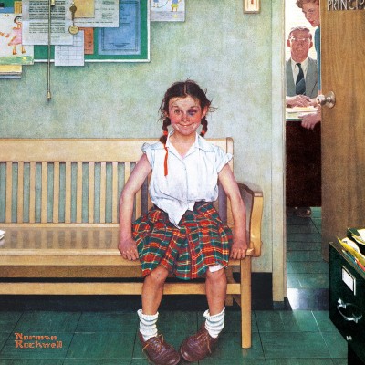 Master Pieces 1000 - Norman Rockwell - The Shiner