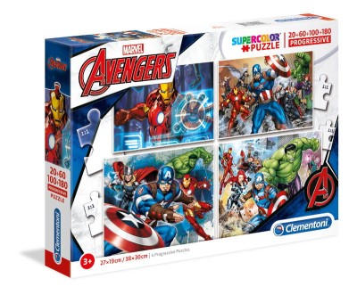 Clementoni 20+60+100+180 - The Avengers