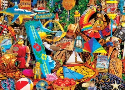 Master Pieces 1000 - Beach Time Flea Market