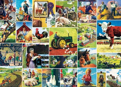 Master Pieces 1000 - Farmland Collage
