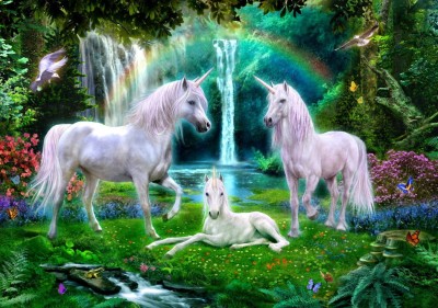 Bluebird 1000 - Rainbow Unicorn Family