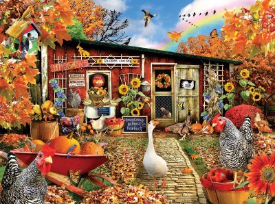 SunsOut 1000 - Chickens Crossing