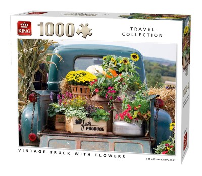 King International 1000 - Vintage Truck with Flowers