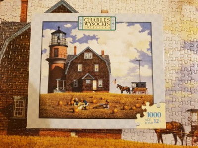 Hasbro 1000 - Charles Wysocki, Guy Head Light (układane)