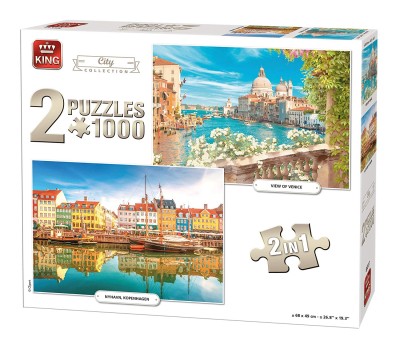 King 2 x 1000 - City Collection
