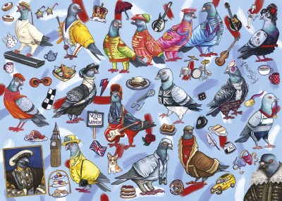 Gibsons 1000 - Pigeons of Britain